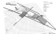 En este esquema del Centro Representativo del Cusco se marcan los principales elementos que lo conforman: los ríos Saphi y Choquechaca-Tullumayo que definen el espacio a ocupar, los conjuntos que agruparon diferente número de recintos, los tres espacios abiertos ligados con recorridos ceremoniales, el eje que forma la calle Pumacurco y que unía las dos casas del Sol (Koricancha y Saqsaywaman) y las direcciones hacia las que se proyectaban los caminos hacia los cuatro suyus. Es evidente, por la manera como la ciudad se proyecta en el plano, la forma de “puma” que desde época colonial se le ha atribuido a la planta de la ciudad.