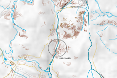 Figura 5.35 Los yacimientos Inkas en la Quebrada del Kachimayo